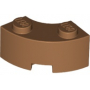 LEGO® Brick Round Corner 2x2 Macaroni with Stud Notch