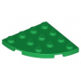 LEGO® Plate 4x4 - 1/4 de Cercle