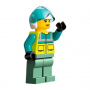 LEGO® Mini-Figurine City Pilote Hélicoptère de Secours