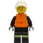 LEGO® Mini-Figurine Femme Pompier avec Gilet de Sauvetage