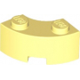 LEGO® Brick Round Corner 2x2 Macaroni with Stud Notch