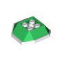 LEGO® Shell with 4 Recessed Studs Spikes and Hole with Molde