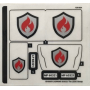 LEGO® Autocollant - Stickers 60321 Pompier - Planche N°1