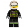 LEGO® Mini-Figurine Femme Pompier avec Casque de Moto