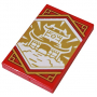 LEGO® Tile 2x3 with White Dojo Temple on Gold