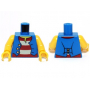 LEGO® Torso Pirate Vest over Red and White Striped Shirt