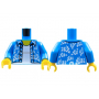 LEGO® Torso Haiwaiian Shirt Open with White Flowers