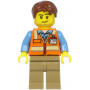 LEGO® Mini-Figurine Controleur Personnel Avion Aéroport
