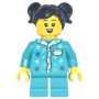 LEGO® Mini-Figurine Fille en Pyjama d Hiver