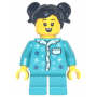 LEGO® Minifigure Girl Dark Turquoise Pajamas