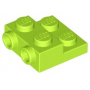 LEGO® Plate 2x2x2/3 - 4 Tenons et 2 Creux sur un Côté