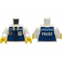 LEGO® Torso Dark blue Vest overt Shirt - Police Pattern