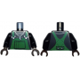 LEGO® Torso Green Overalls with Claw Necklace Pattern