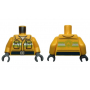 LEGO® Mini-Figurine Torse Pompier Logo Flamme au dos (6T)