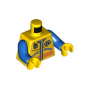 LEGO® Mini-Figurine Torse Sauveteur avec Radio (5M)