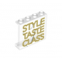 LEGO® Cloison 1x4x3 Imprimée Style Taste Class