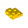LEGO® Plate 2x2x2/3 - 4 Tenons et 2 Creux sur un Côté