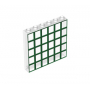 LEGO® Mur Cloison Panel 1x6x5 Imprimée Bandes Verte