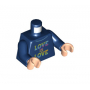 LEGO® Mini-Figurine Torse Pull Bleu (4S)