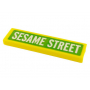 LEGO® Plate Lisse 1x4 Imprimée Sesame Street