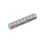 LEGO® Brick 1x8 with Black United States and Flag Pattern