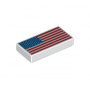 LEGO® Tile 1x2 with Groove with United States Flag Pattern