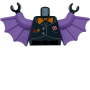 LEGO® Mini-Figurine Torse Chauve Souris Halloween