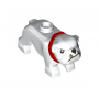 LEGO® Animal Chien Bouledogue avec Collier Rouge