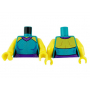 LEGO® Torso Female Outline Dress Yellow Shoulders