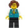 LEGO® Mini-Figurine City Femme Vendeuse Train