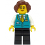 LEGO® Conductress Dark Turquoise Vest Black Legs