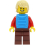 LEGO® Passenger Male Red Plaid Flannel Shirt