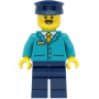 LEGO® Train Driver Male Dark Turquoise Shirt