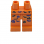 LEGO® Mini-Figurine Jambes Imprimée Halloween Citrouille
