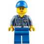 LEGO® Coast Guard City ATV Driver Female Blue LegsBlue Cap