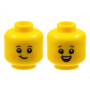 LEGO® Mini-Figurine Tête Enfant 2 Expressions (8N)