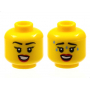 LEGO® Mini-Figurine Tête Femme 2 Expressions (5M)