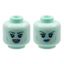 LEGO® Minifigure Head Dual Sided Alien Female Dark Turquoise