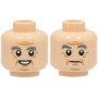 LEGO® Mini-Figurine Tête Homme 2 Expressions (5T)