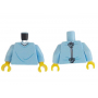 LEGO® Torso Hopital Gown with V-Neck and Wrinkles Pattern