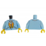 LEGO® Torso Jacket Orange and Bright Light Orange Scarf