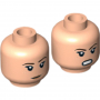 LEGO® Mini-Figurine Tête Femme Deux expressions (5D)