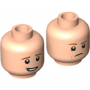 LEGO® Mini-Figurine Tête Homme 2 Expressions Différente (3U)
