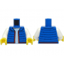 LEGO® Mini-Figurine Torse Veste Bleu (4F)
