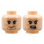 LEGO® Minifigure Haed Dual Sided Black Eyebrows