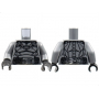 LEGO® Torso Armor Black with Silver Outline Panel Lines