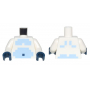 LEGO® Torso Pixelated Bright Light Blue Bare