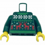 LEGO® Mini-Figurine Torse Imprimé Pull Noel (3J)