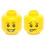 LEGO® Brand Minifigure Head Dual Sided Child Reddish Freckle