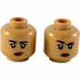 LEGO® Mini-Figurine Tête Femme Deux Expressions (2A)